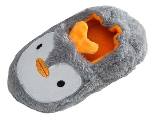 Zapatilla Penguin Para Niños, Zapatilla De Felpa