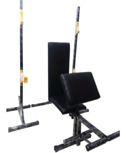 Silla Banco + Predicador 4 Angulos + Rack 180cm Sentadillas