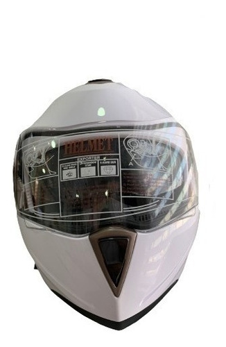 Casco Huadun Hd-701 Xl Dot Certificado Con Lentes Abatible.