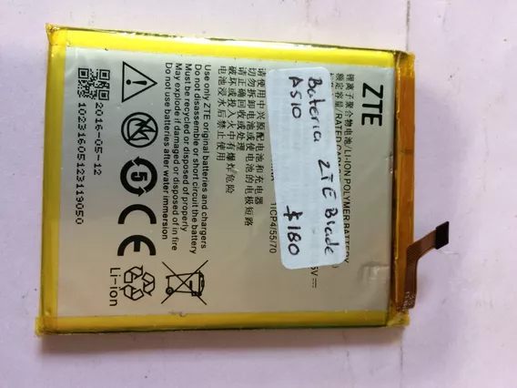 Batería Para Telefono  Celular Zte Blade A510.