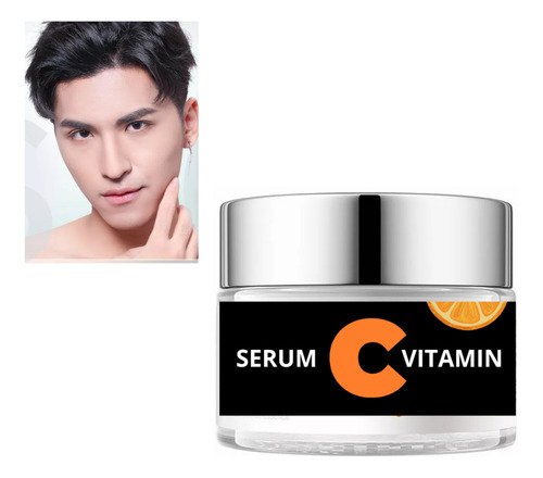 Crema Blanqueadora De Rostro Para Hombre Con Vitamina C 50gr