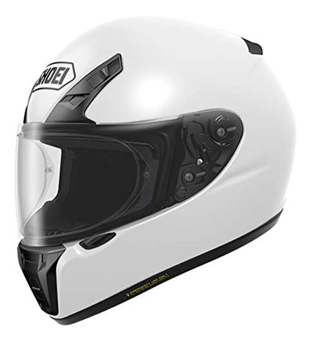 Casco De Motocicleta Color Blanco-negro Talla S. Marca Shoei