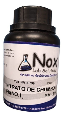 Nitrato De Chumbo Ii Pa Acs 250g