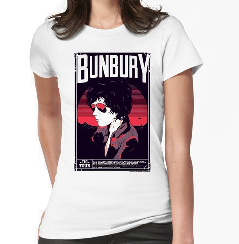 Camiseta Dama Estilos Bunbury Licenciado Cantinas