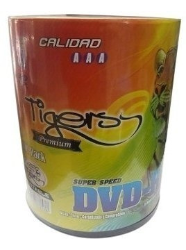 Dvd - R Virgen Tiger Imprimible En Blanco X 100 Unidades 8x
