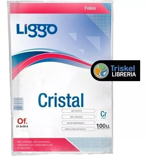 Folios Liggo A4 Cristal - Paquete X 10 - El Estanco SA