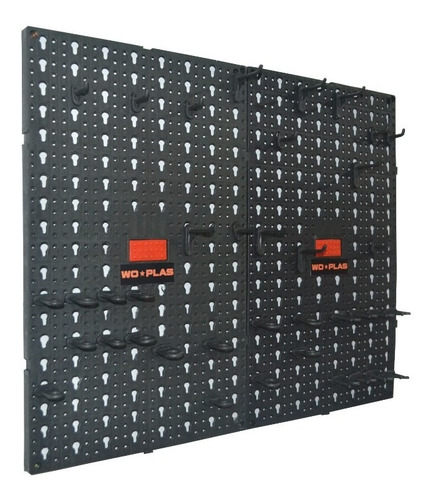 Porta Herramientas Tablero Facil 40 Soportes 60 X 50 Woplas