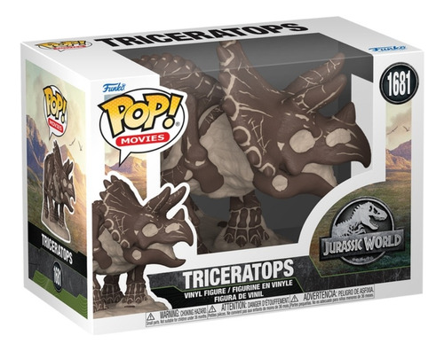 ¡Funko Pop! muñeca Jurassic Park - Triceratops Fossil