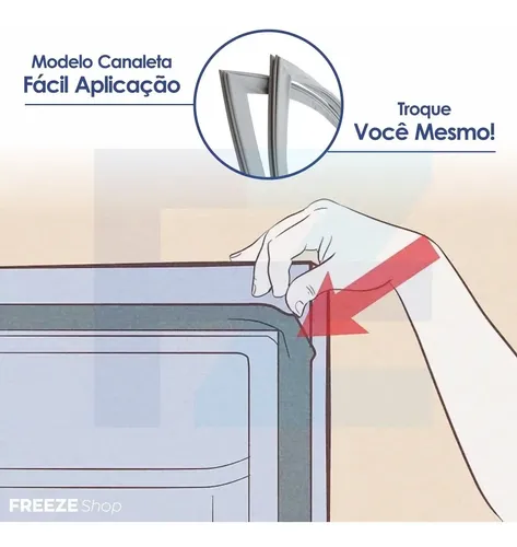 Borracha Gaxeta Freezer Vertical Consul 231l Cvu26 Original