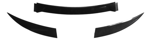 Alerón Trasero De Coche, 3 Unidades, Negro Brillante, 120 Cm
