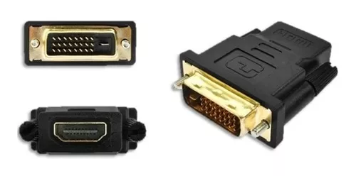 Jasoz-adaptador DVI a HDMI, convertidor bidireccional DVI D 24 + 1