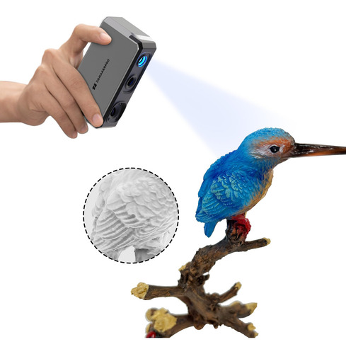 Escáner 3d Seal Para Impresora 3d De Precisión De 0,01 Mm, C