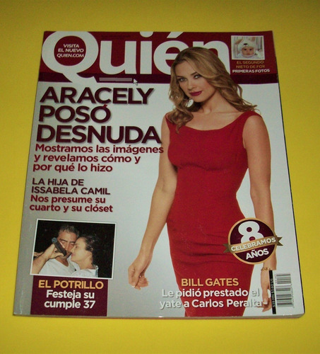 Aracely Arambula Revista Quien Eduardo Verastegui  