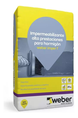 Weber Imper F - Impermeabilizante Para Hormigon - Cotizacion