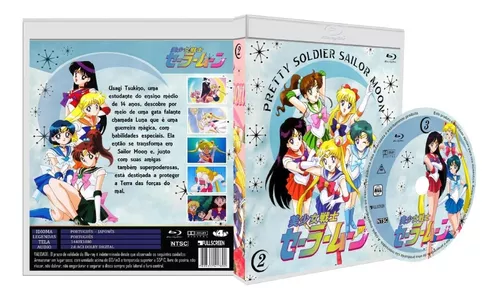 Blu-ray Sailor Moon Collection - Todas As Sagas + Filmes