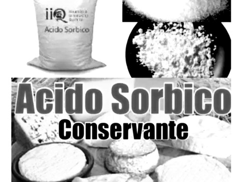 Acido Sorbico 1/3kg Clase A Americano Reposteria