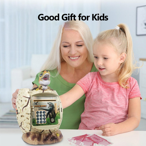 Hucha De Dinosaurios Para Niños Caja De Monedas En Efectivo
