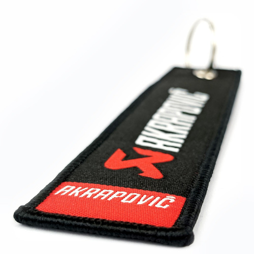 Imagem 4 de 6 de Chaveiro Akrapovic Keychain Tecido Bordado - 1 Unidade