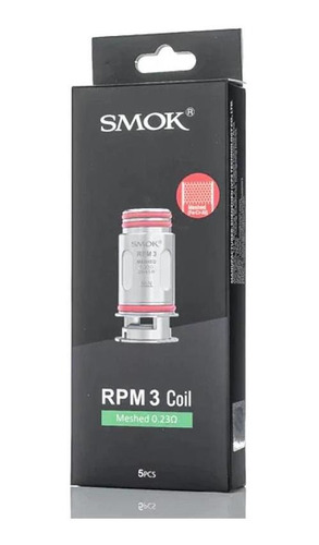 Resistencia Rpm3 Coil Meshed 0,23 Ohm Pack X 5 - Smok