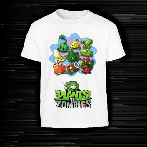 Polera Plantas Vs Zombie