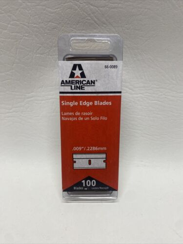 New American Line 66-0089 Single Edge Blades Qty.100 Oai