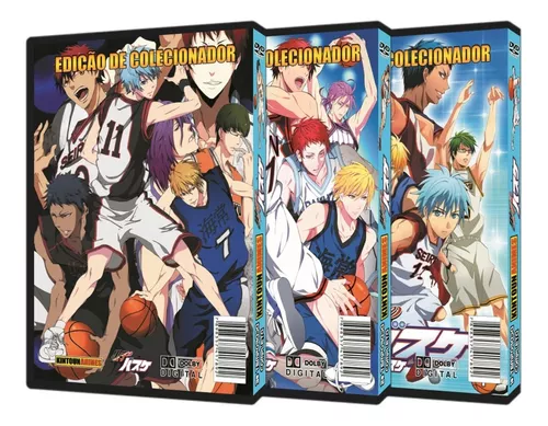 Kuroko No Basket Todas As Temporadas Em Dvd + 4 Filmes