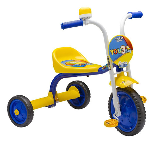 Triciclo De 3 Rodas Infantil Menino Nathor