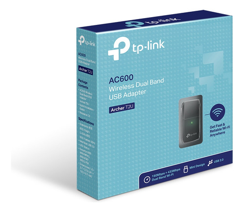 Adaptador Inalámbrico Usb Tp-link Archer T2u Dual Band Ac600