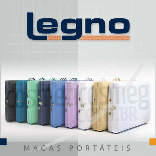 Imagem 5 de 9 de Maca Legno Maleta Portátil Sirius Larg.70cm Altura Regulável