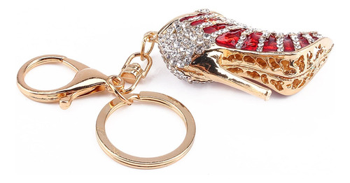 Llavero, Zapatos Tacón Alto De Cristal Llavero Charm Llavero