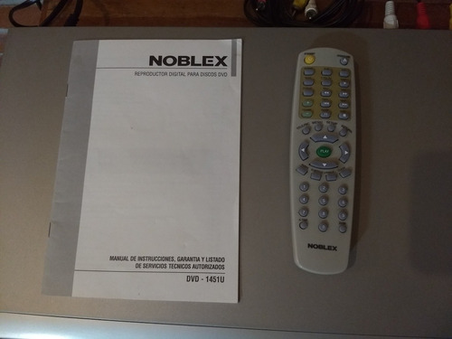 Reproductor De Dvd Noblex 1451u