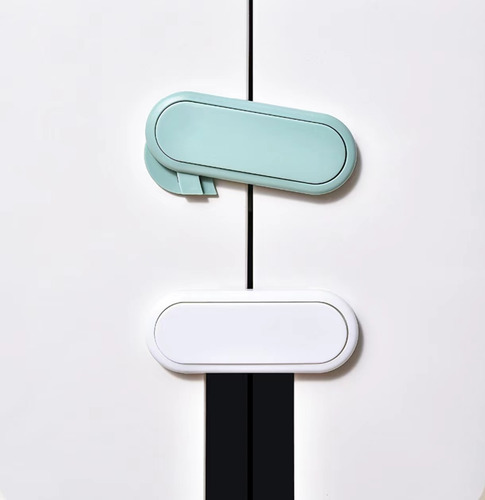 2 Children Wardrobe Safety Lock Invisible Button