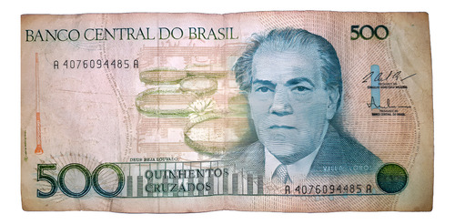 Brasil 6 Billetes Distintos Valores De Cruzados. Descripción (Usado)