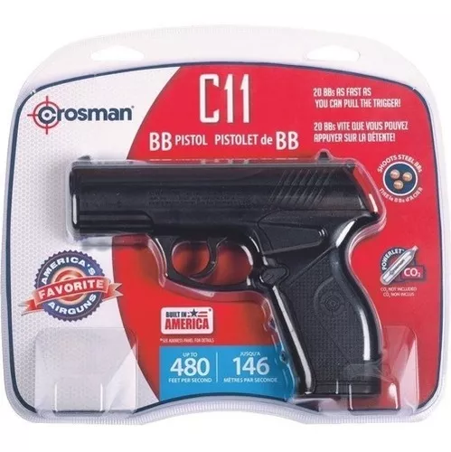 Pistola Aire Comprimido Crosman C11 4.5mm BB Semi Automatica - Camping Shop