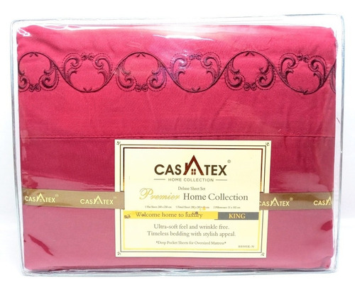 Imagen 1 de 3 de Juego De Sábanas Lisas - Casatex- King