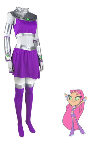 Disfraz De Starfire De Raven Teen Titans, Disfraz De Starfir