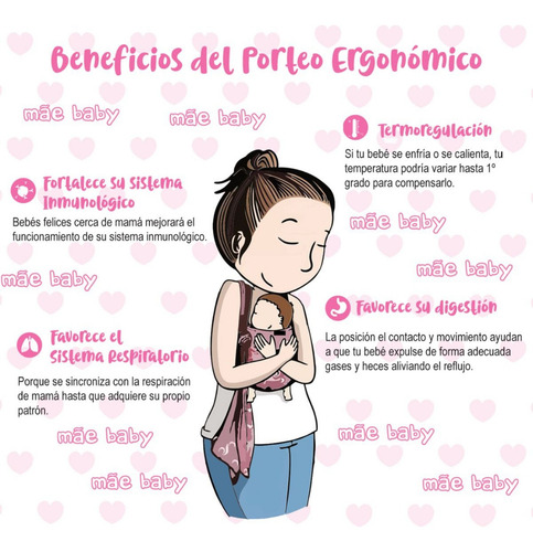 Fular Reforzado Para Porteo, Rebozo, Portabebes, Ergonómico Color Xochitl Algodon Premium Xóchitl