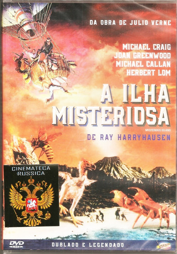 Dvd A Ilha Misteriosa, Conf Obra Julio Verne - 1961 Dublado | Parcelamento  sem juros