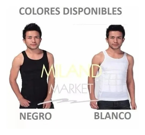 Imagen 6 de 9 de Ropa Interior Playeras Faja Reductora Hombre Reduce Camiseta