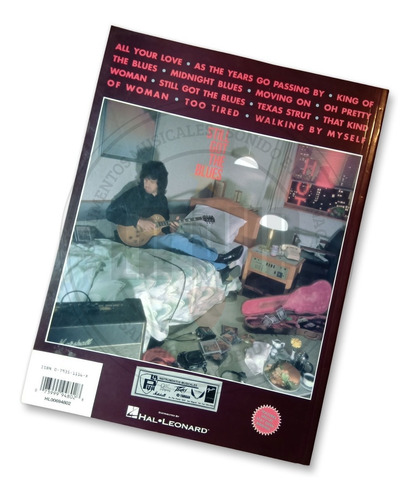 Imagen 2 de 4 de Libro Partituras Y Tablaturas Gary More Still Got The Blues