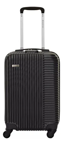 Mala De Viagem Bordo Classy 20 Com Rodas 360° 38 L Preto Sestini