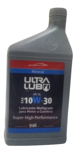 Aceite De Motor Ultra-lub Mineral 10w-30 / 946cm3