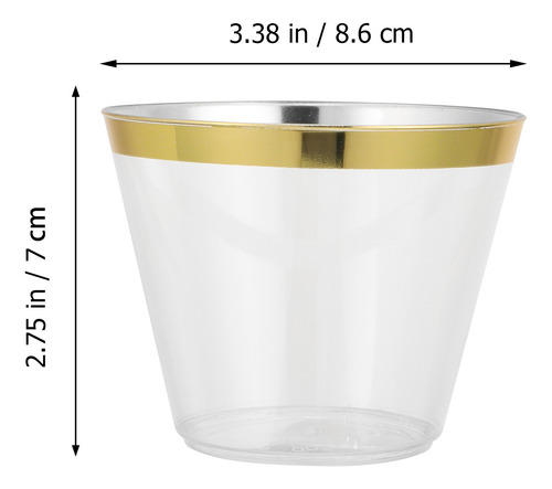 Imagen 3 de 8 de 25 Tazas De Postre Útiles Para Restaurantes Caseros Cafeterí