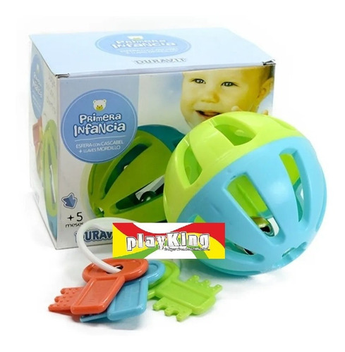 Imagen 2 de 5 de Duravit Set Sonajero Esfera Cascabel Mordillo - Playking