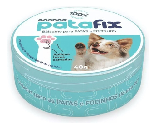4 Patafix Hidratante Natural Pet Das Patinhas - Promoção