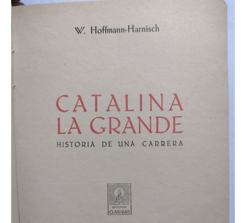 Catalina La Grande Por W. Hoffmann S5 (Usado)