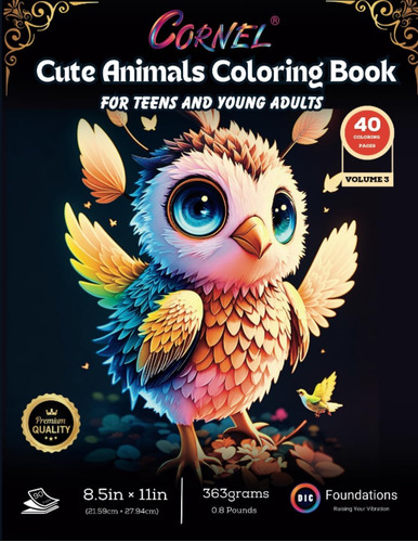 Libro: Cute Animals Coloring Book For Teens And Young Adults