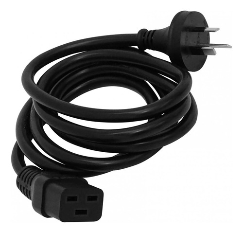 Cable Poder I-macho C19 1,8m Negro Clickbox