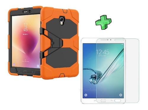 Funda + Cristal Uso Rudo Galaxy Tab 8.0 2017 T380 T385 