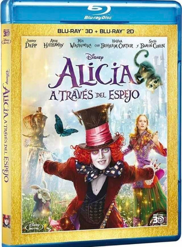 Alicia A Través Del Espejo -blu-ray Y Blu-ray 3d Original